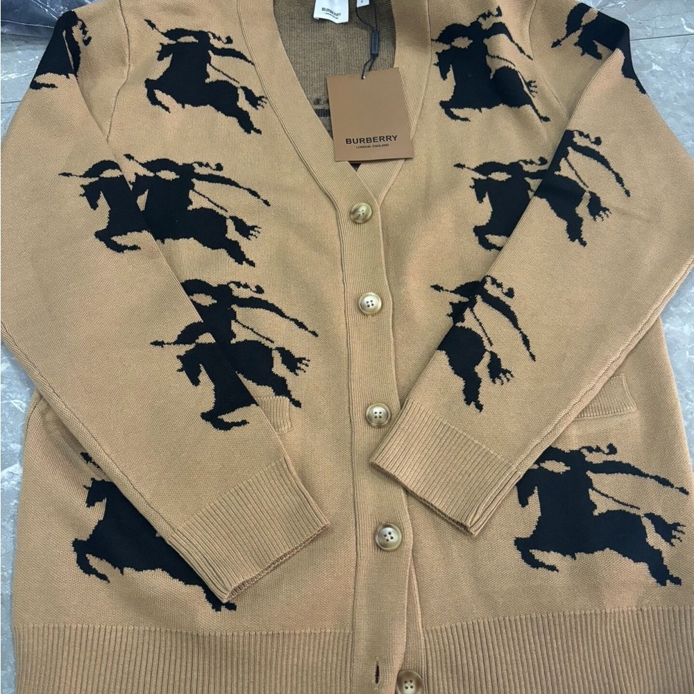 Cardigan en maille Burberry